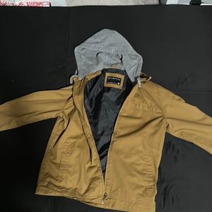 Tan Empyre Jacket Hoodie Large